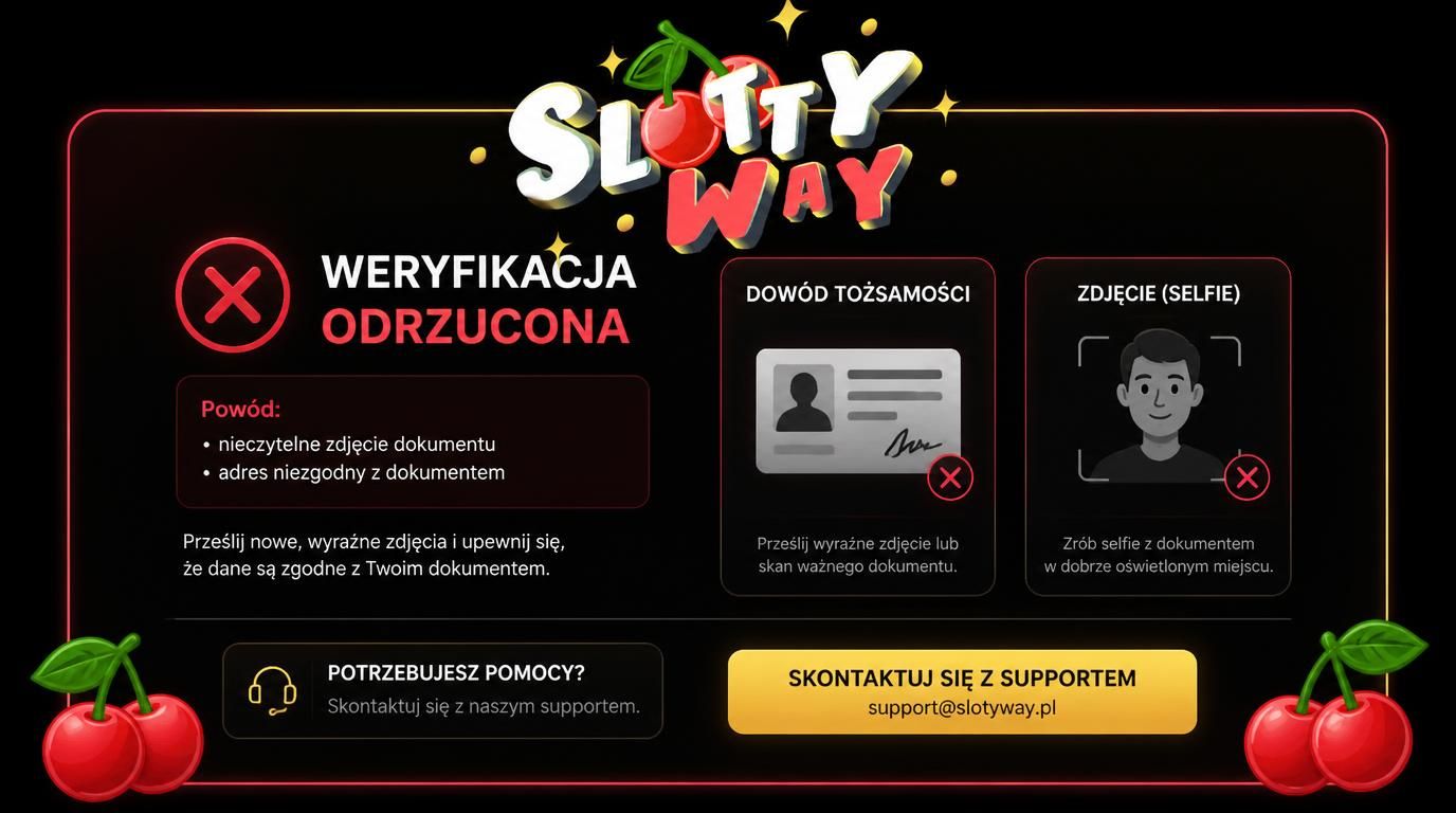 Użytkownik widzi formularz rejestracyjny Slottyway na smartfonie z widocznym przyciskiem Rejestracja